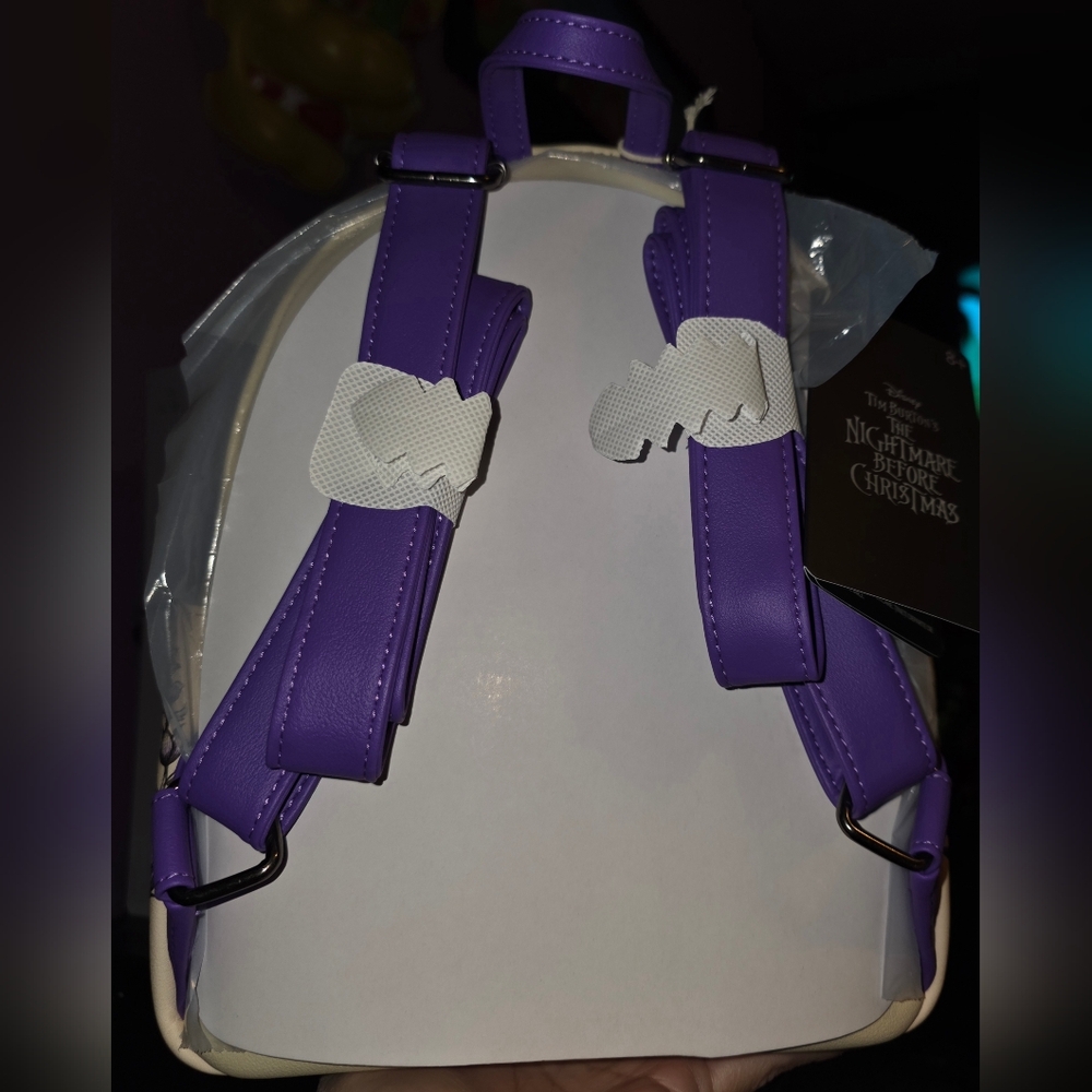 Loungefly Disney The Nightmare Before Christmas Coffin Mini Backpack + Wallet - Picture 4 of 10